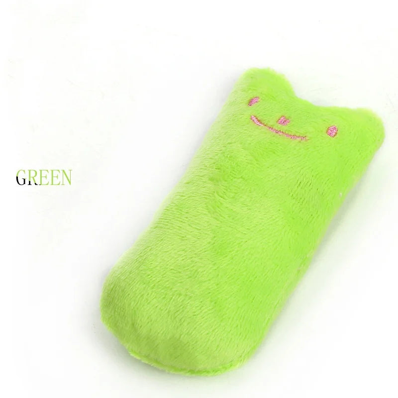 Squeaky Catnip Plush Toy – Interactive Kitten Chew Toy