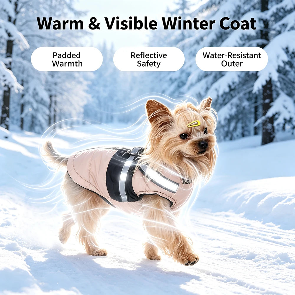 Dog Winter Coat – Warm Puffer Jacket