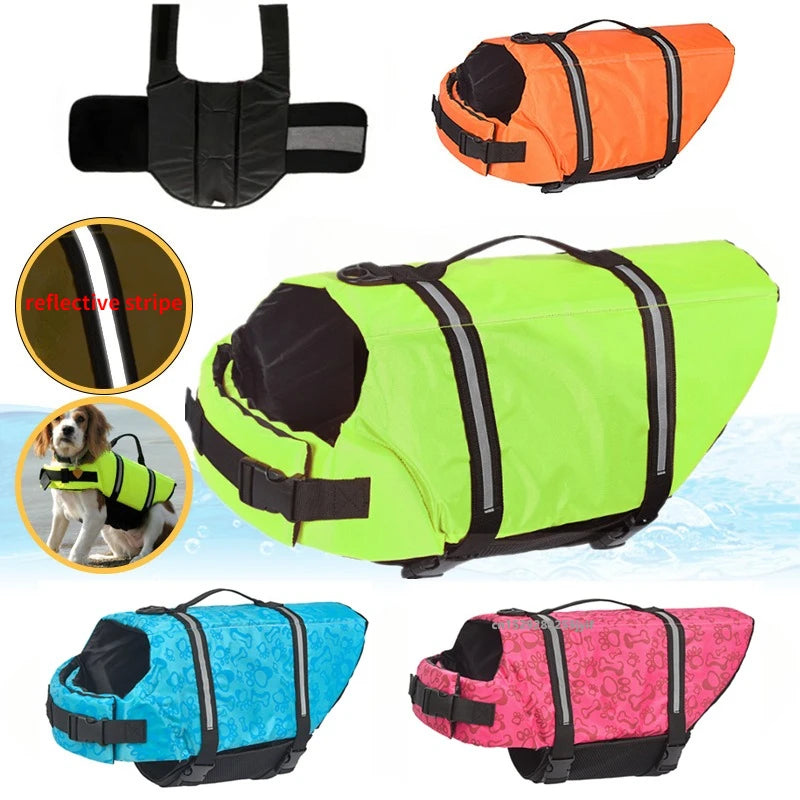 Reflective Dog Life Jacket – Swim Safety Vest