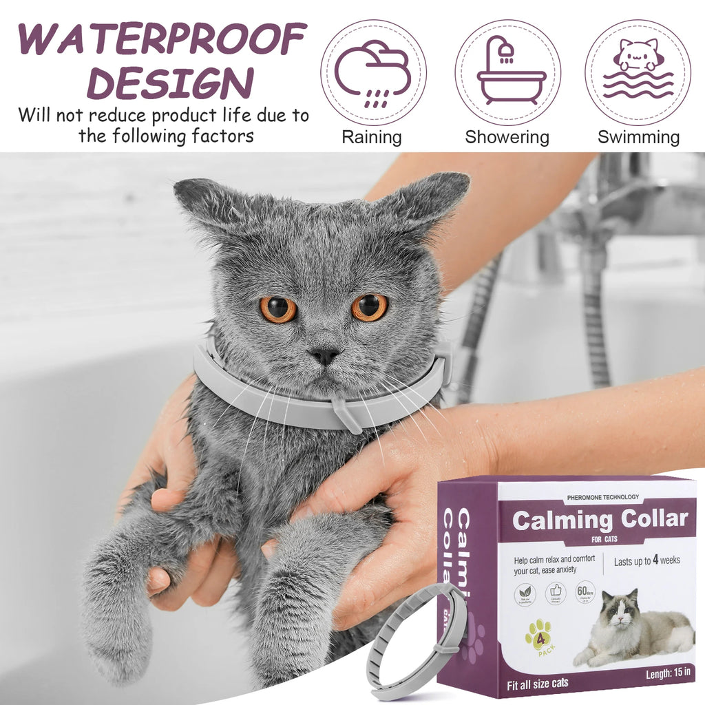 Calming Pheromone Collar for Dogs & Cats – Anxiety Relief