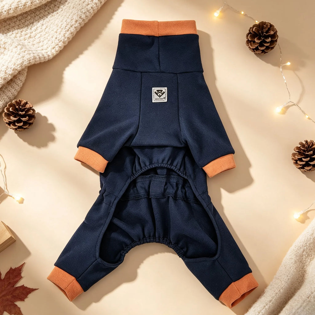 Fleece Dog Pajamas Onesie – Warm Winter Sleepwear