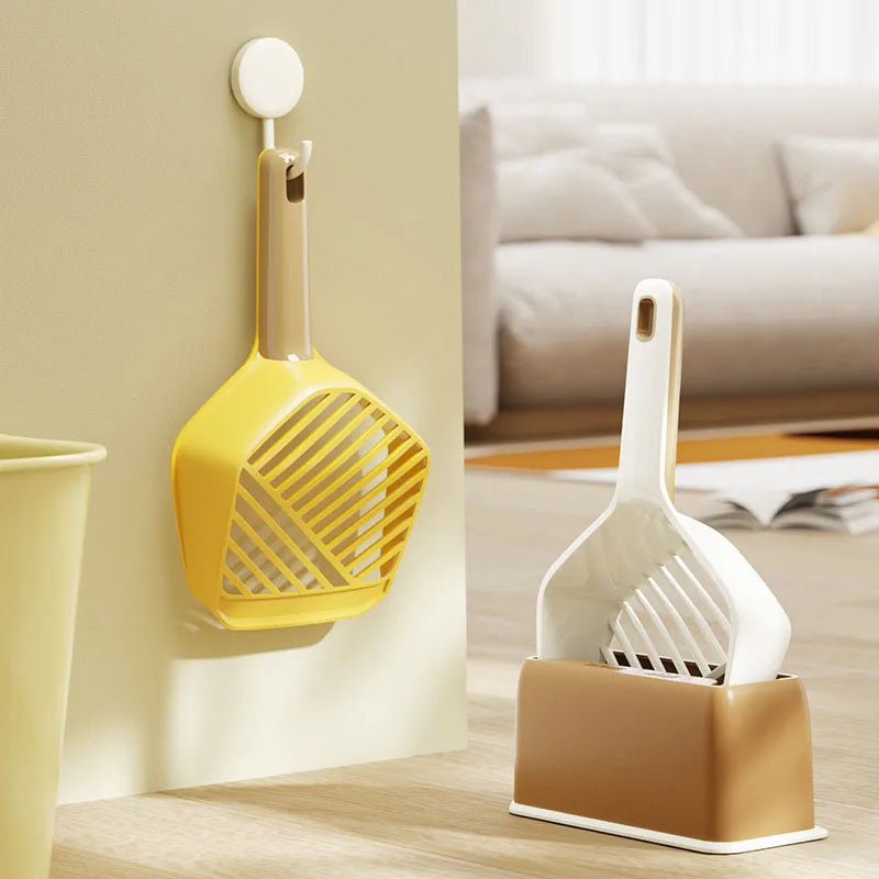 Cat Litter Scoop with Holder Stand