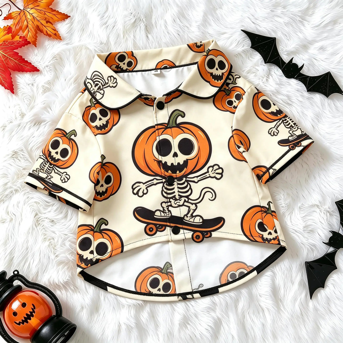 Glow Skeleton Bones Dog Shirt – Halloween