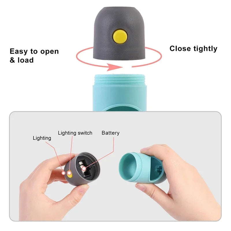LED-Light Poop Bag Dispenser – Night-Walk Ready