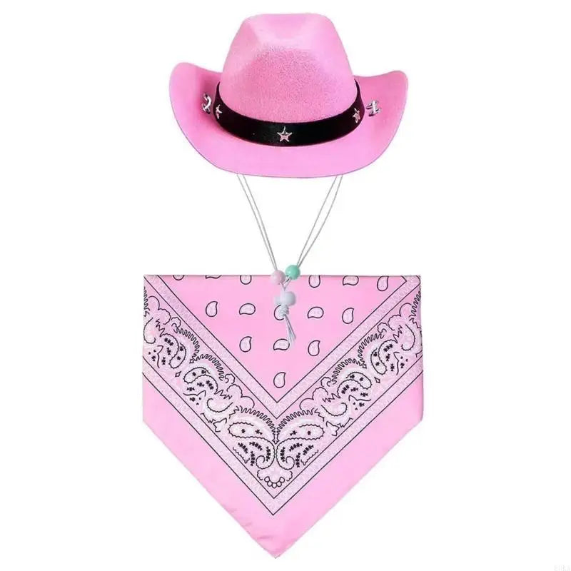 Cowboy Dog Costume Set – Hat & Bandana
