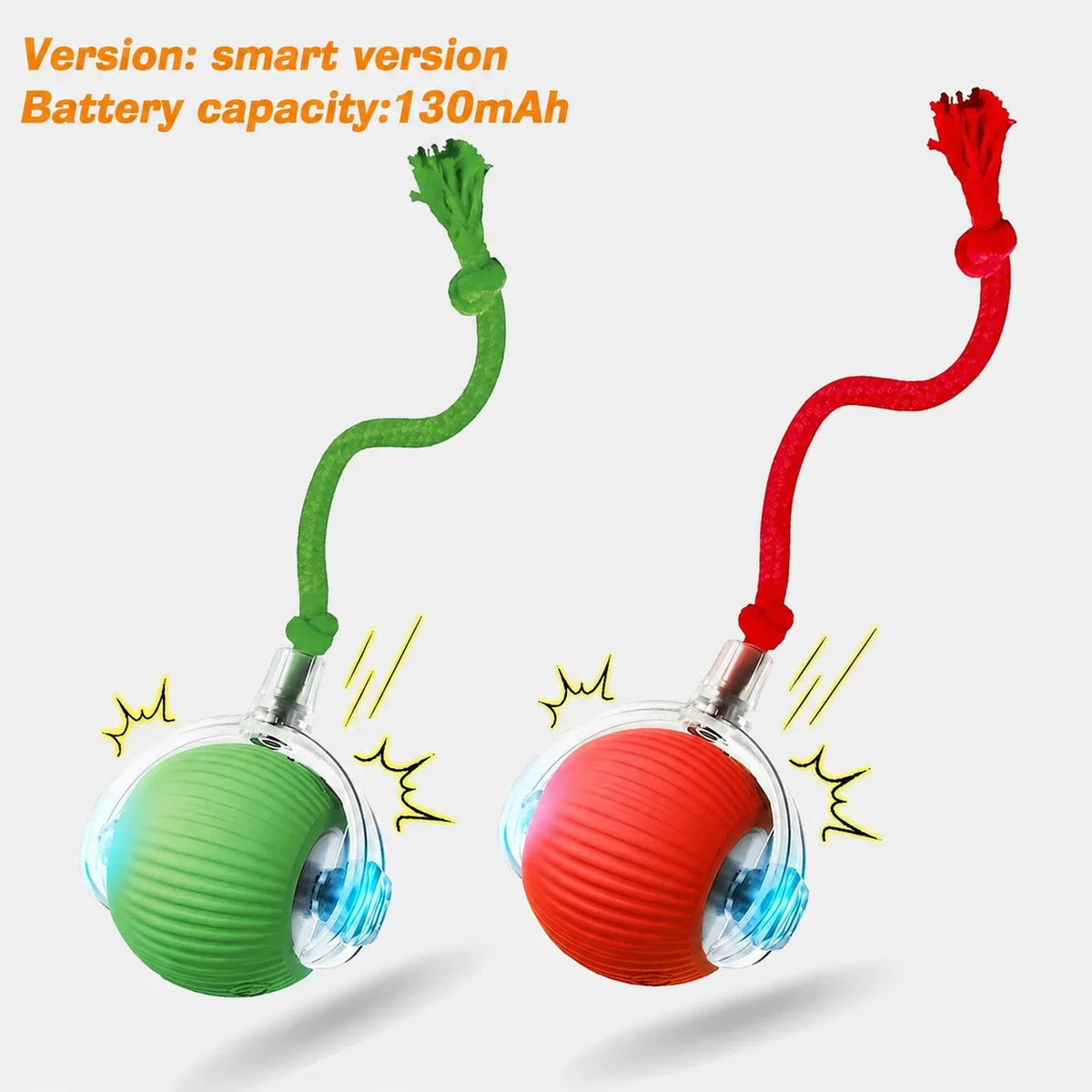 Interactive Rolling Ball Toy for Cats & Dogs