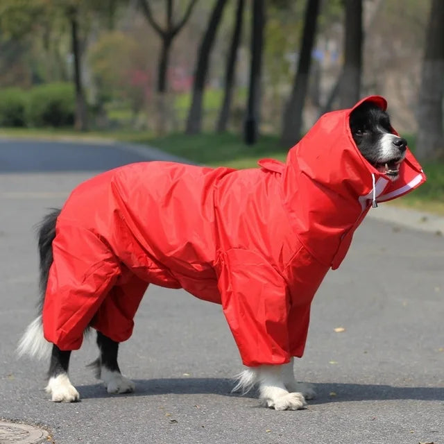 Lightweight Waterproof Dog Raincoat