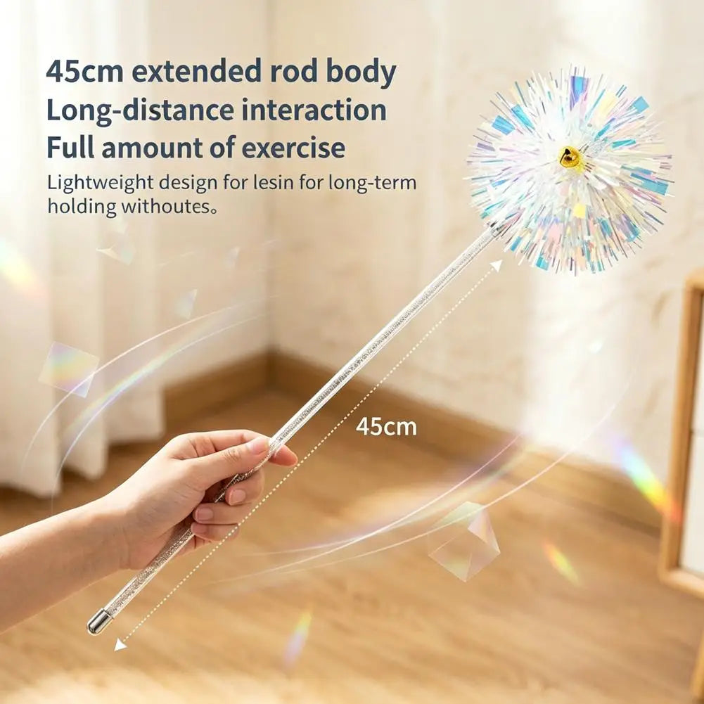 Retractable Cat Teaser Wand Toy