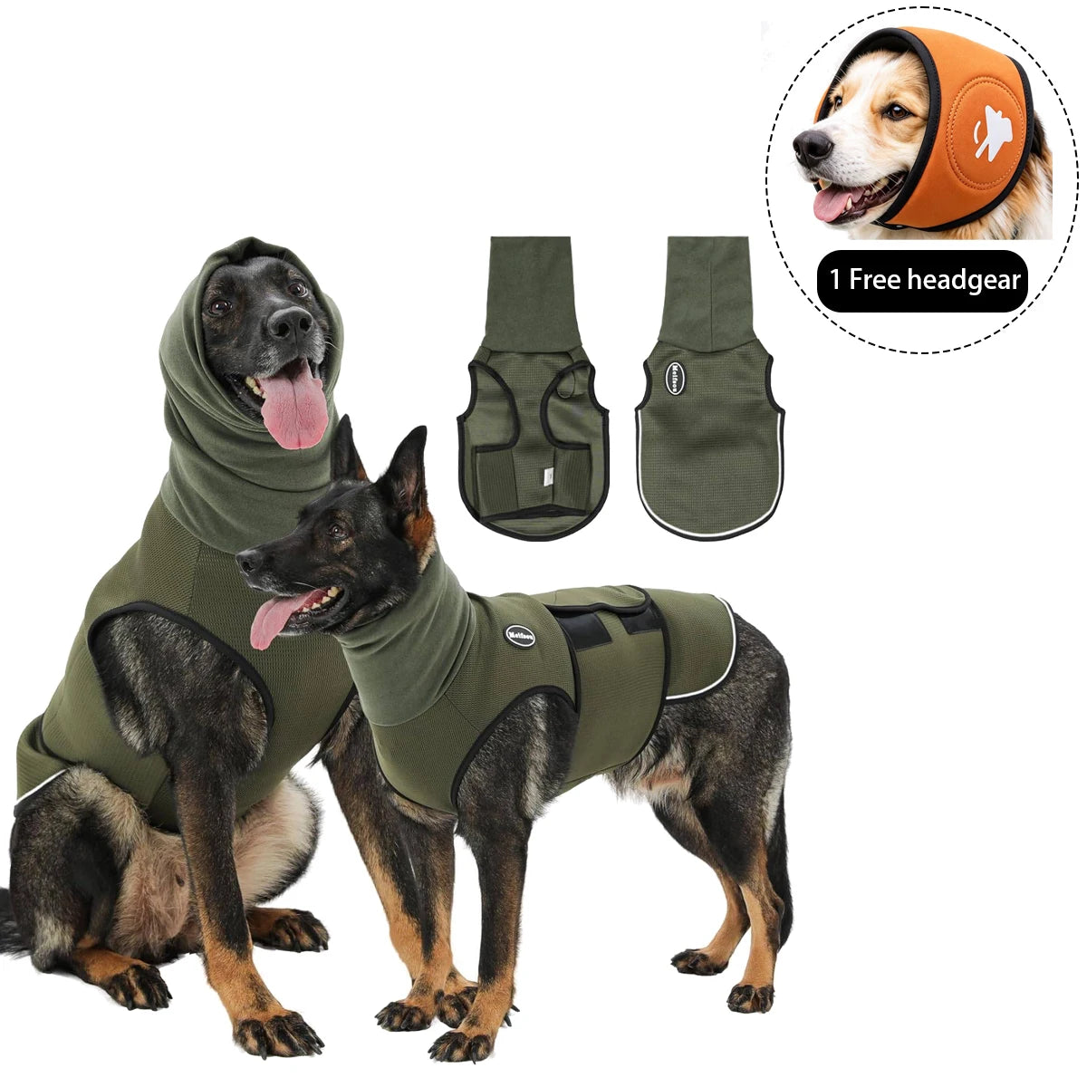 Thunder Calming Anxiety Wrap for Dogs – Stress-Relief Jacket
