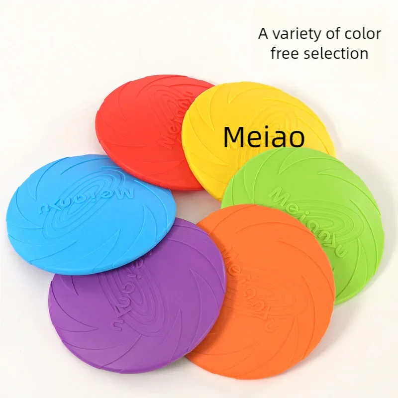 Soft TPR Flying Disc – Bite-Resistant Dog Frisbee