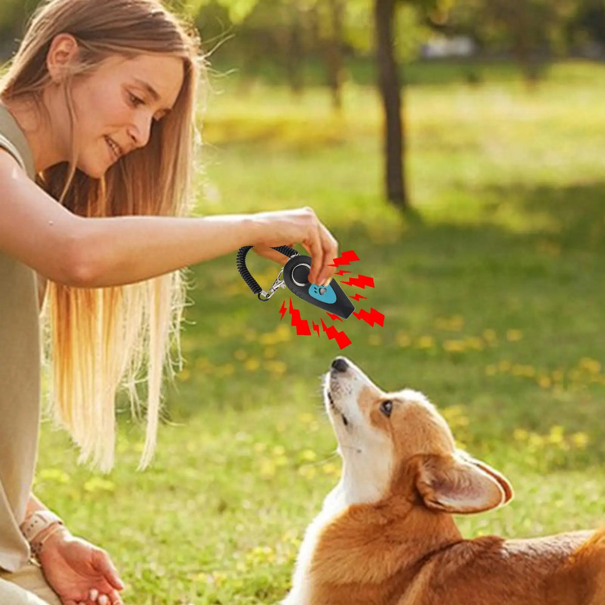 Dog Training Clicker & Whistle Set