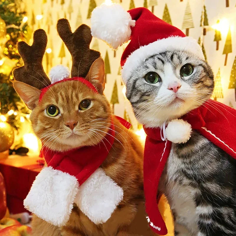 Santa Claus Pet Costume – Christmas Dress-Up for Dogs & Cats