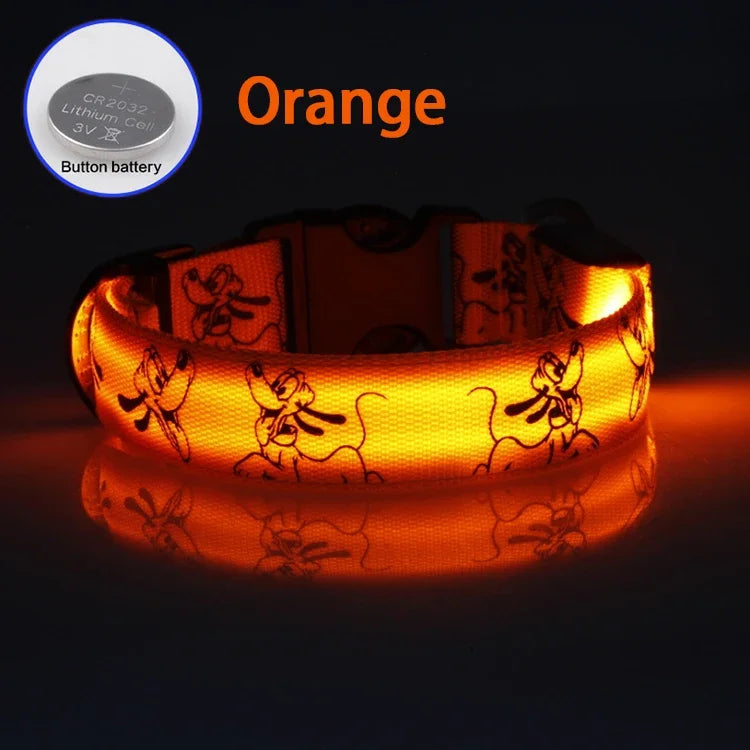 USB Rechargeable LED Dog Collar