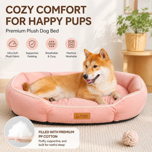 Calming Donut Dog Bed for Anxiety