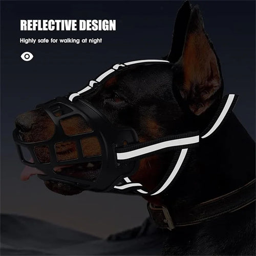 Basket Dog Muzzle – Breathable Anti-Bite Safety Muzzle