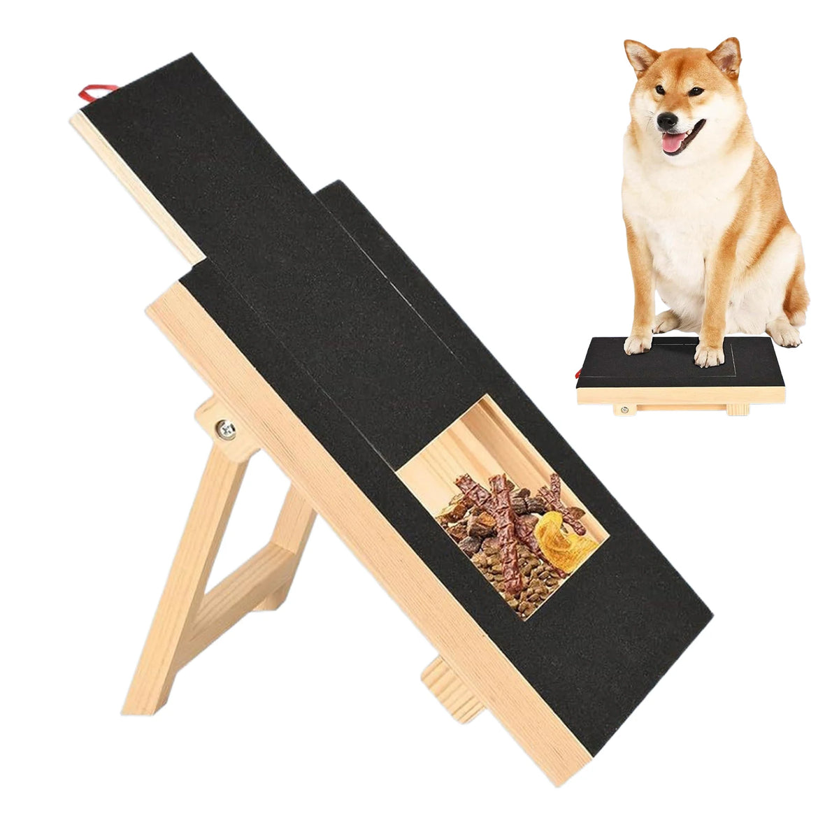 Dog Nail Scratch Filing Board with Treat Box