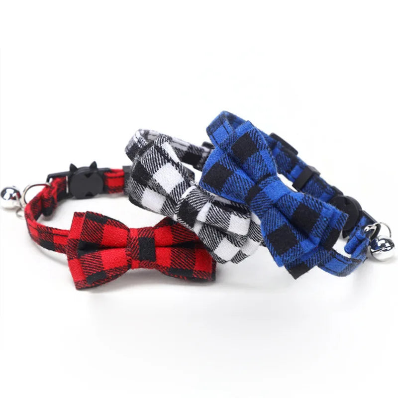 Breakaway Cat Collar with Bow Tie & Bell