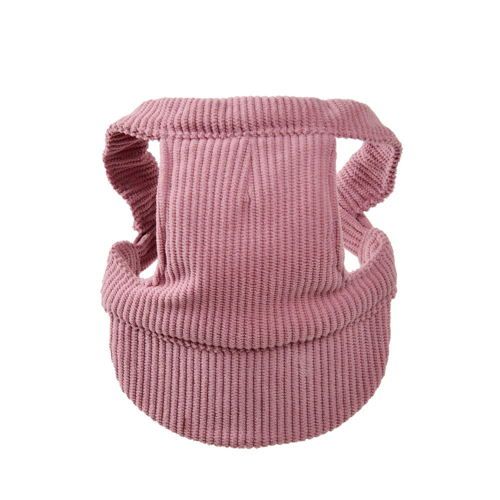 Knit Dog Beanie Hat with Ear Holes