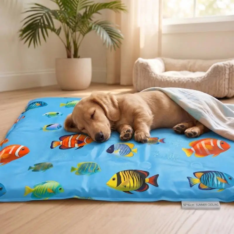 Self Cooling Gel Dog Cat Ice Pad Non Toxic Pet Cooling Mat For Summer Indoor Outdoor Bed Crate Couch