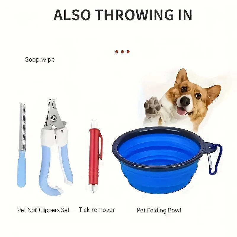 Portable Pet First Aid Kit – 30-Piece