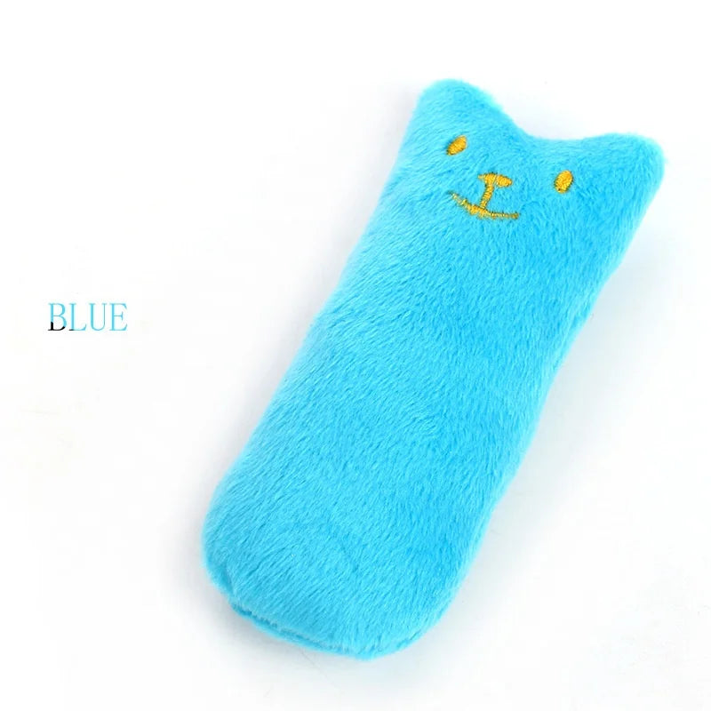 Squeaky Catnip Plush Toy – Interactive Kitten Chew Toy