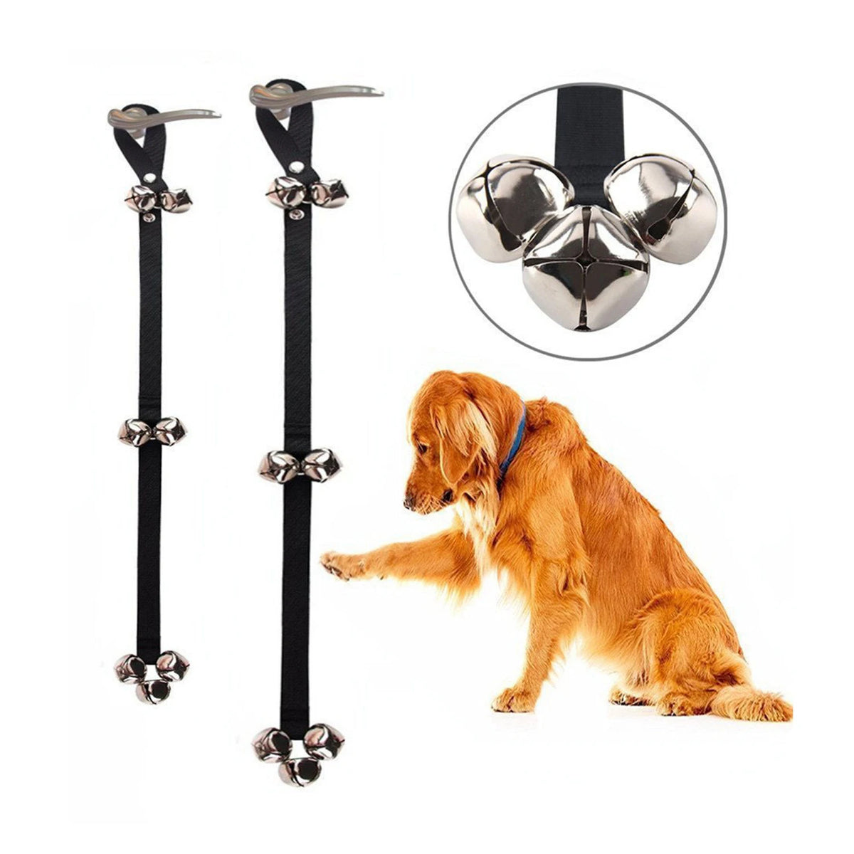 Dog Doorbell for Potty Training – Adjustable Hanging Bells
