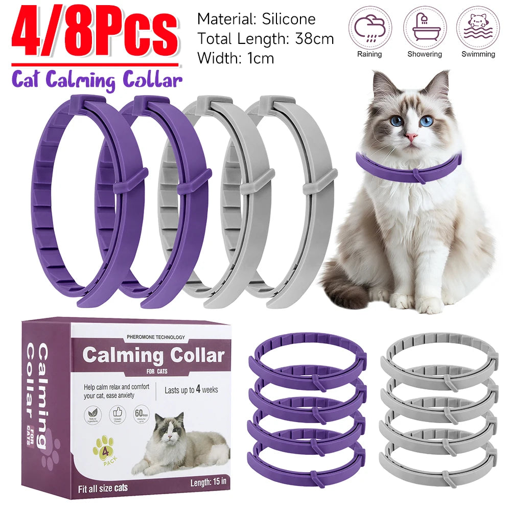 Calming Pheromone Collar for Dogs & Cats – Anxiety Relief