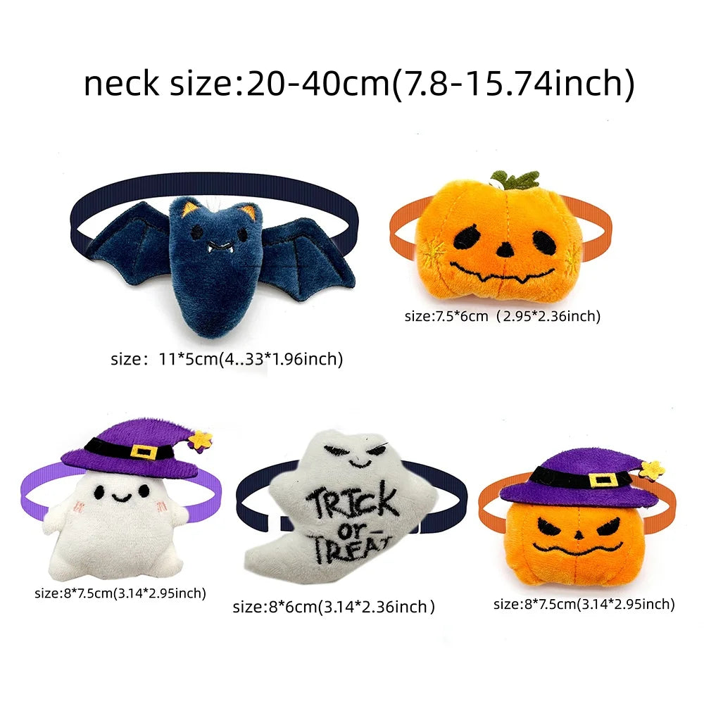 Halloween Dog Bow Tie Set – 30/50pc Bulk Party Pack