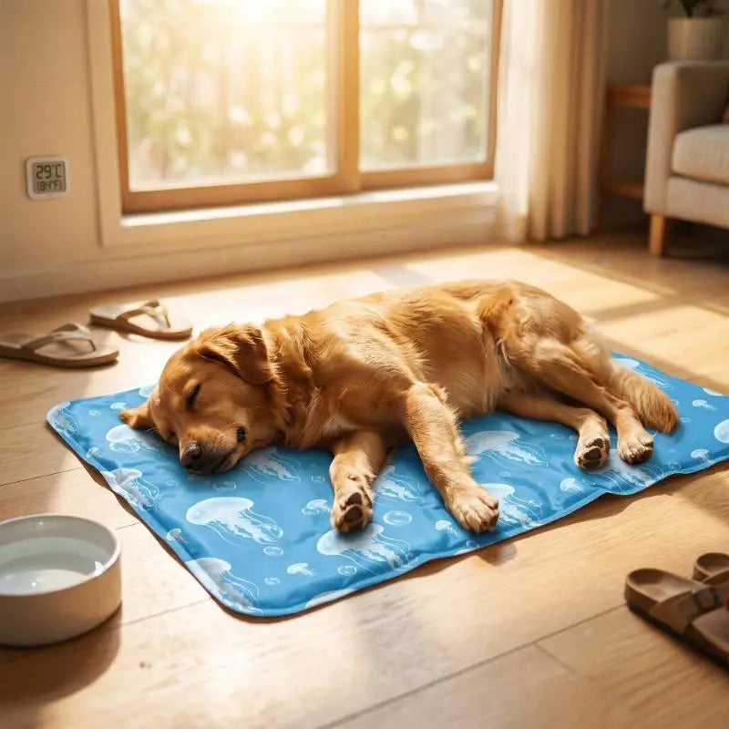 Self Cooling Gel Dog Cat Ice Pad Non Toxic Pet Cooling Mat For Summer Indoor Outdoor Bed Crate Couch