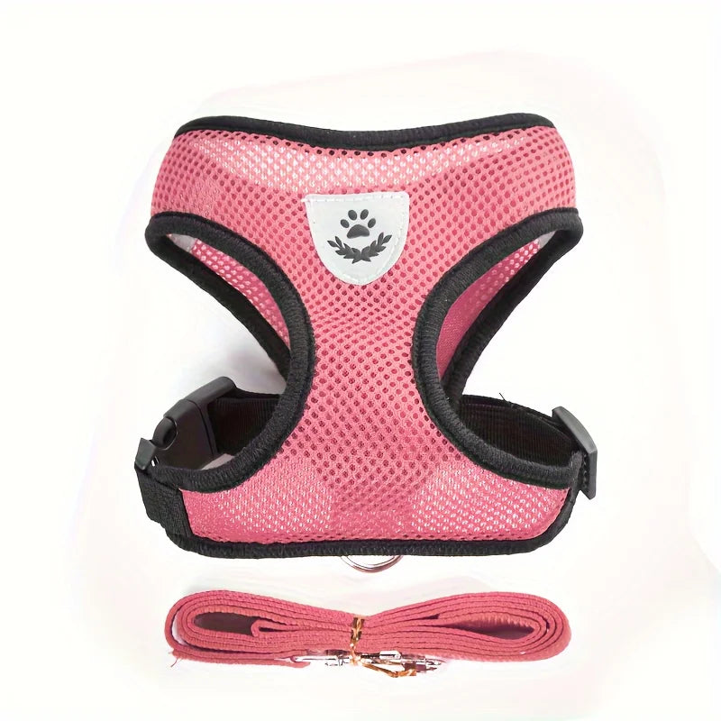 Escape-Proof Cat Harness & Leash Set – Breathable Mesh Vest