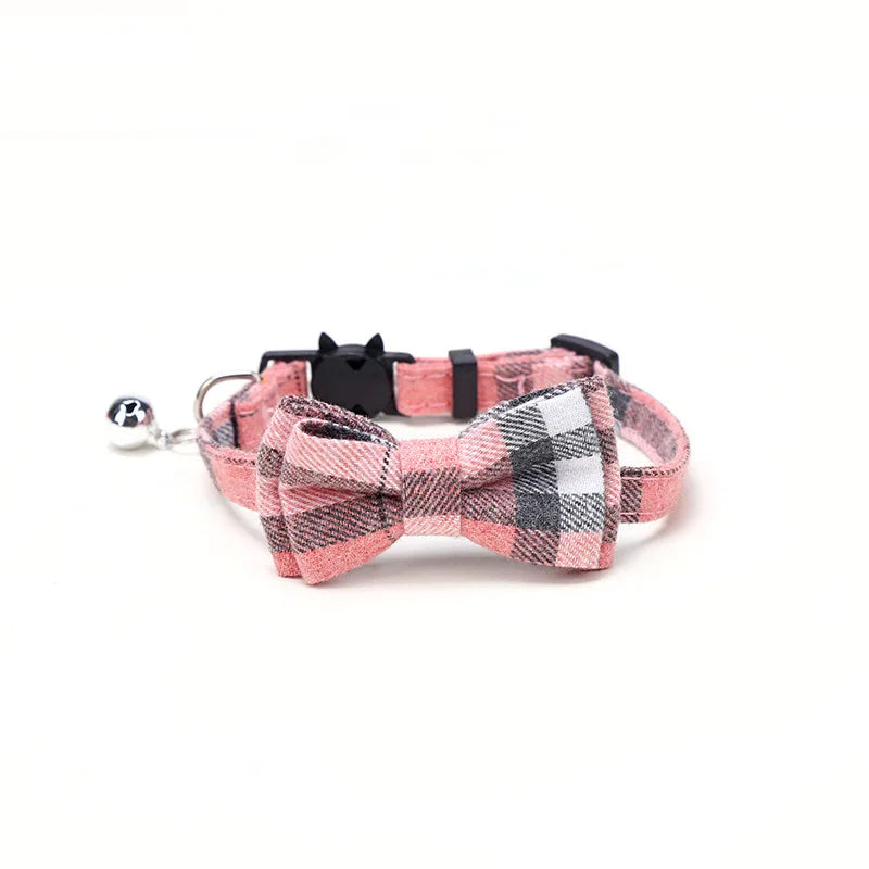 Breakaway Cat Collar with Bow Tie & Bell