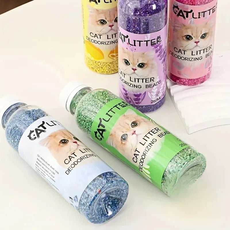 Cat Litter Deodorizer Beads – Odor Eliminator, 5 Fragrances