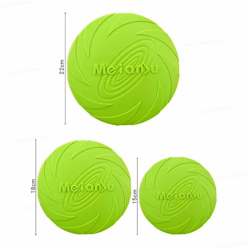 Floating Water Dog Frisbee – Bite-Resistant Rubber Disc for Pool & Lake Fetch