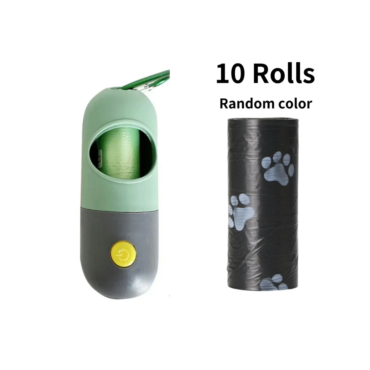 LED-Light Poop Bag Dispenser – Night-Walk Ready