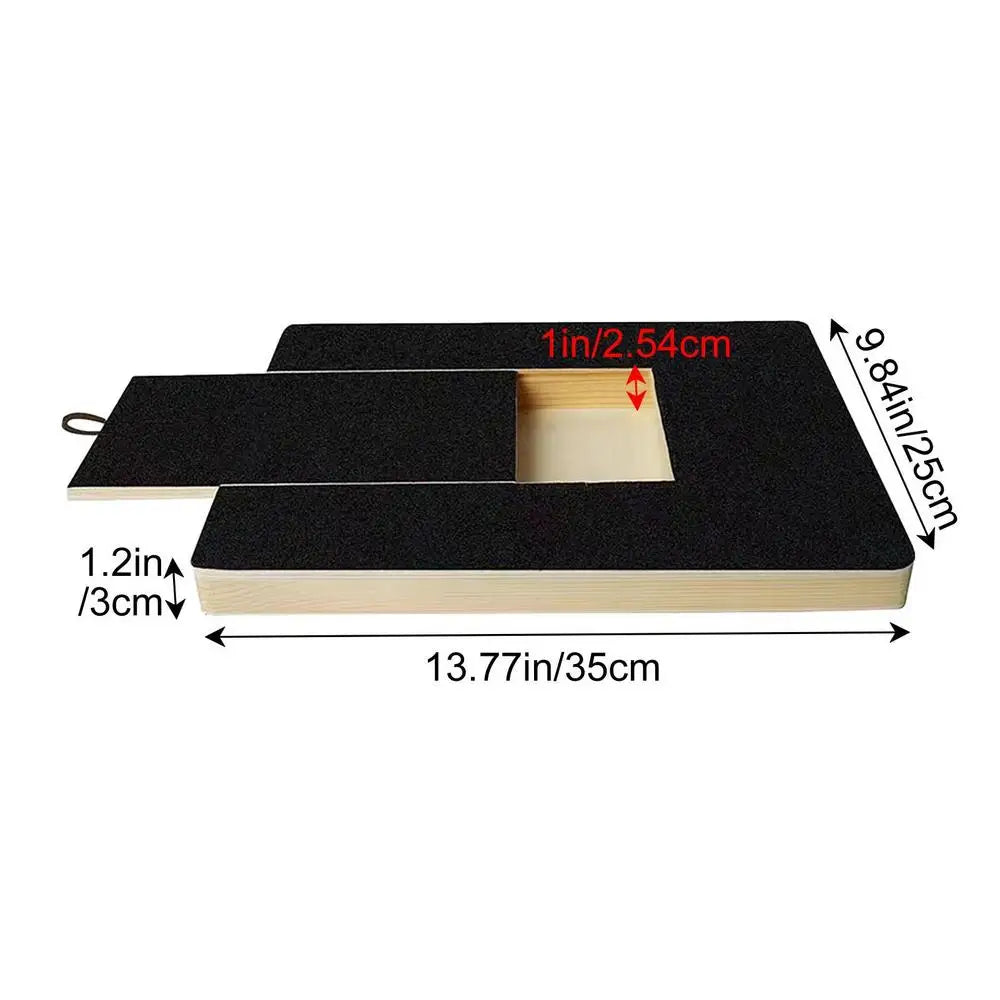 Dog Nail Scratch Filing Board with Treat Box