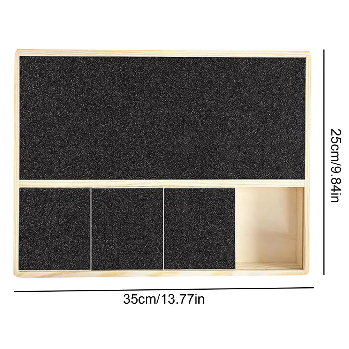 Dog Nail Scratch Filing Board with Treat Box