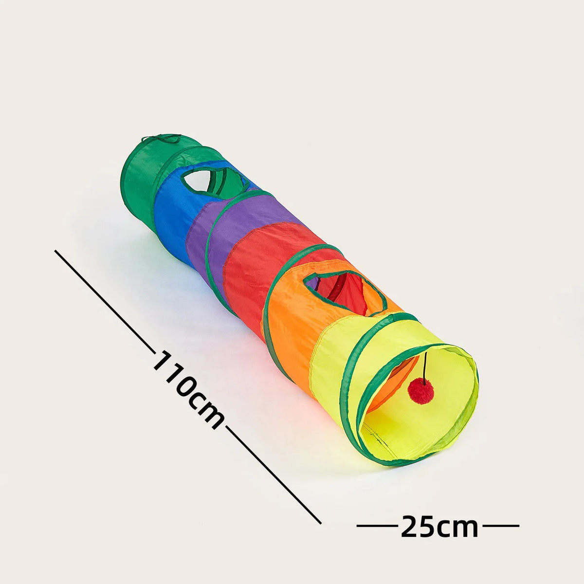 Collapsible 3-Way Cat Tunnel