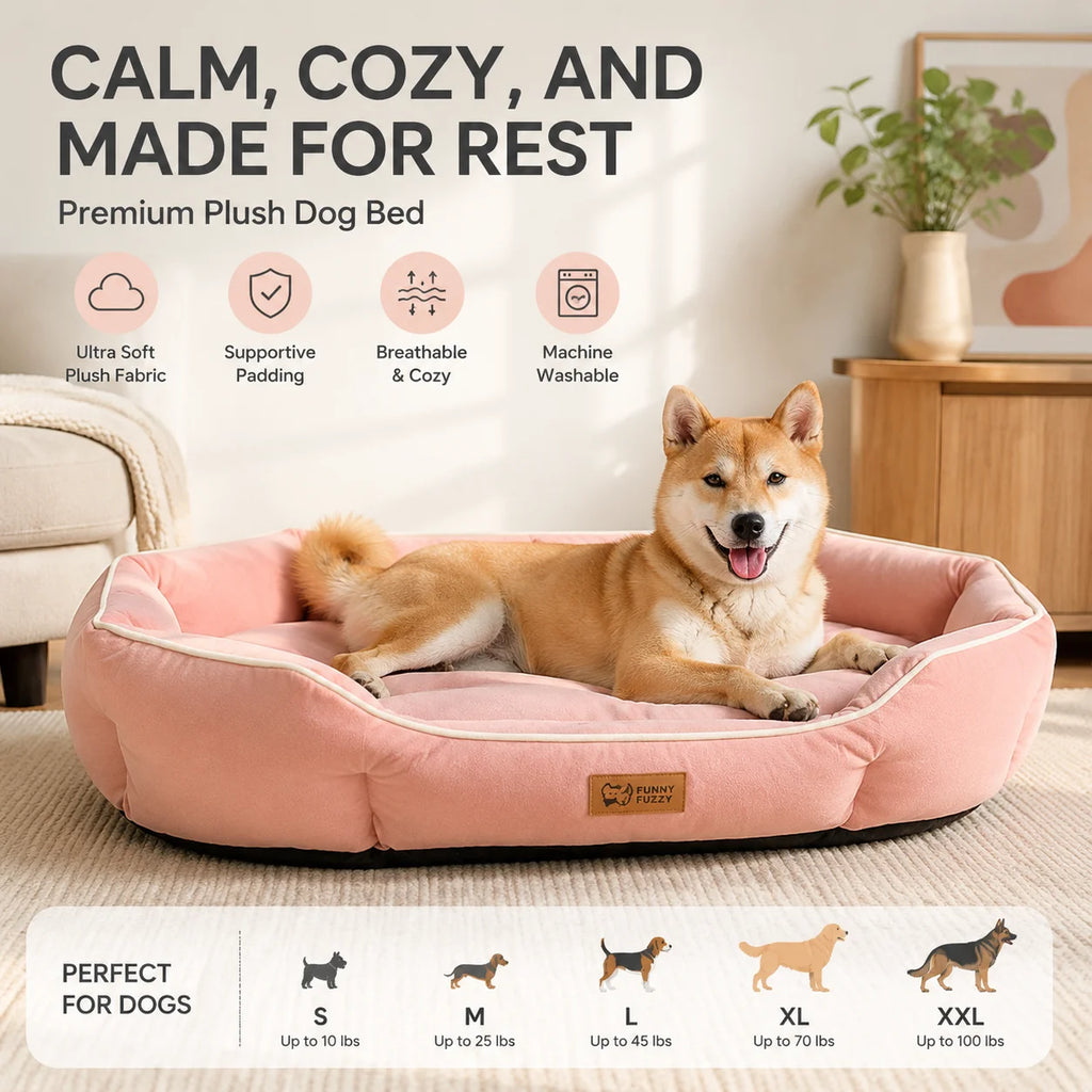 Calming Donut Dog Bed for Anxiety