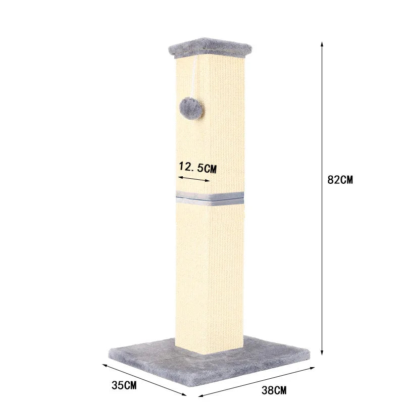 Sisal Cat Scratching Post – Vertical Scratcher