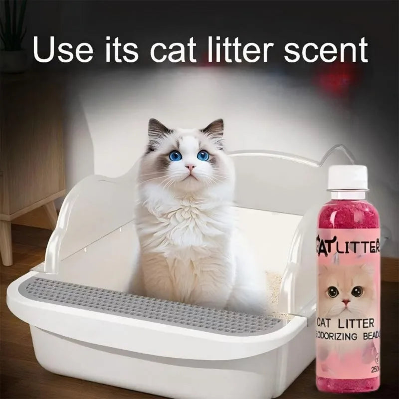 Cat Litter Deodorizer Beads – Odor Eliminator, 5 Fragrances