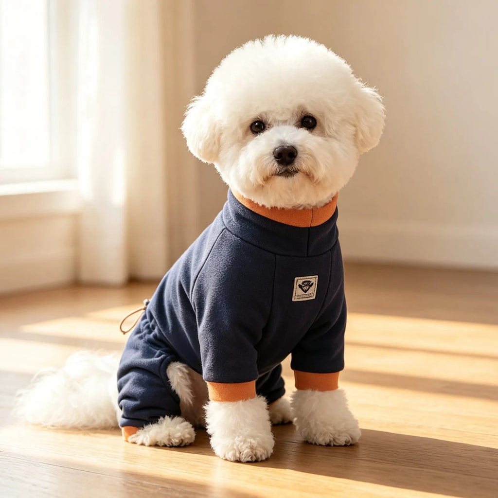 Fleece Dog Pajamas Onesie – Warm Winter Sleepwear