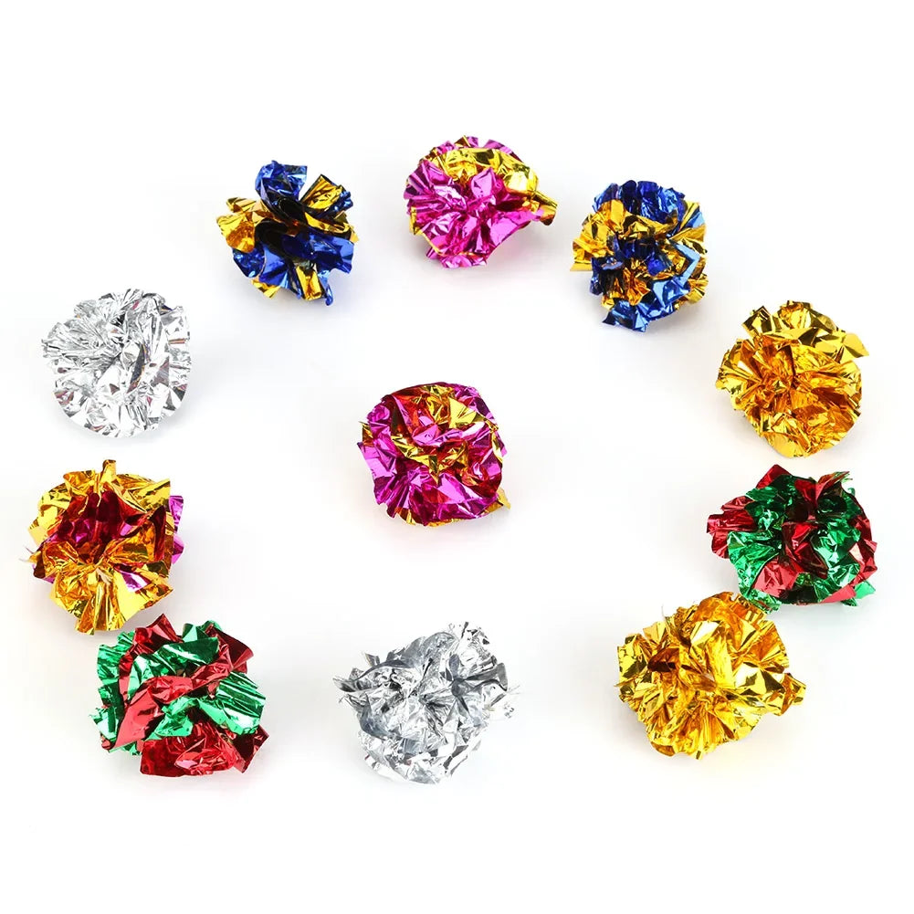 Crinkle Ball Cat Toy Multipack