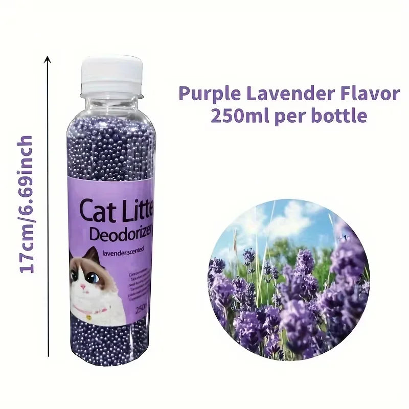 Cat Litter Deodorizer Beads – Odor Eliminator, 5 Fragrances