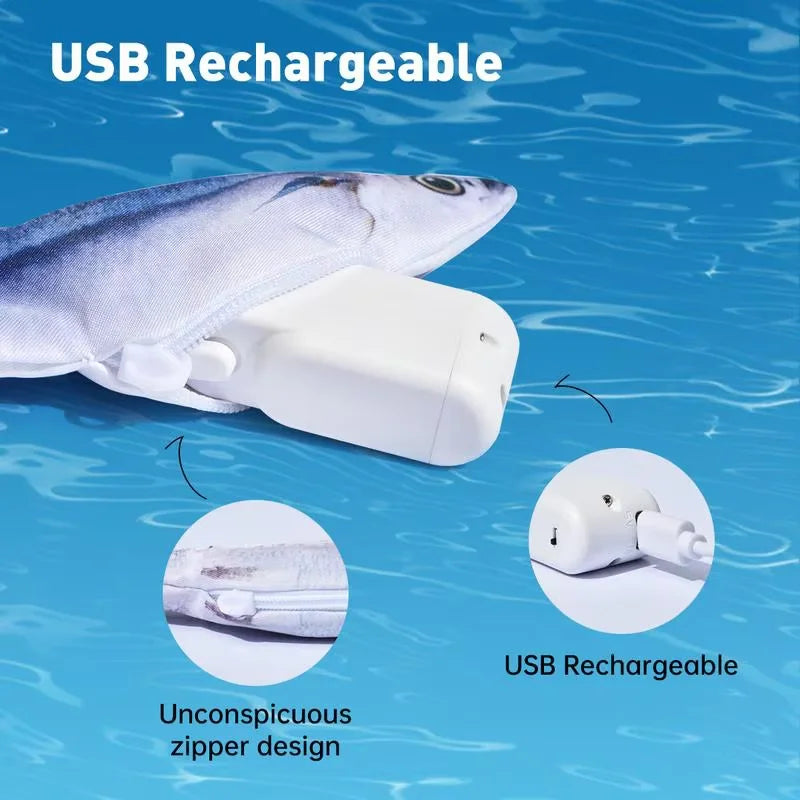 Flopping Fish Cat Toy with Catnip