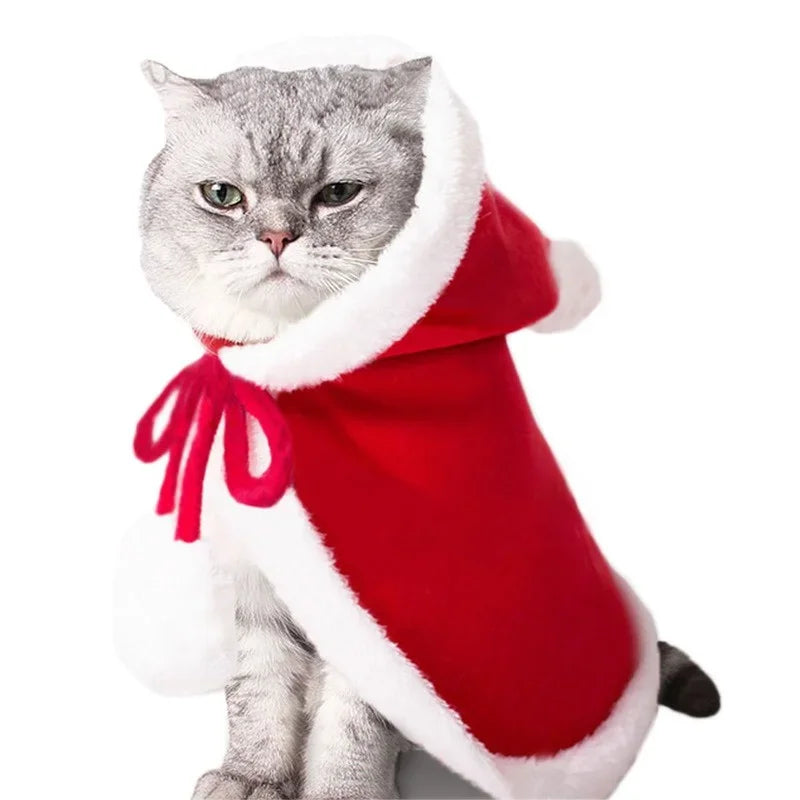 Santa Claus Pet Costume – Christmas Dress-Up for Dogs & Cats