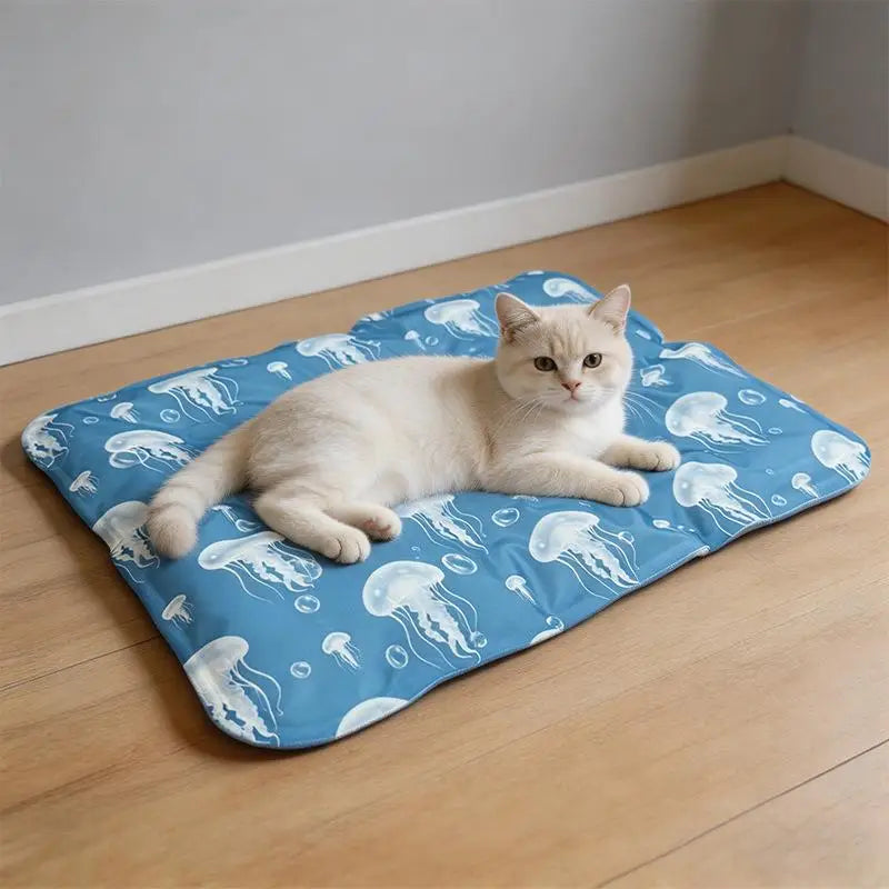 Self Cooling Gel Dog Cat Ice Pad Non Toxic Pet Cooling Mat For Summer Indoor Outdoor Bed Crate Couch