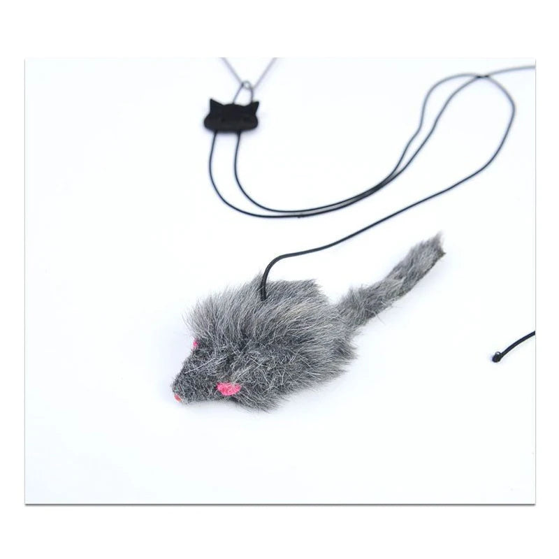 Hanging Door Mouse Bungee Cat Toy