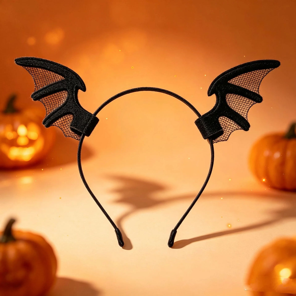 Halloween Pet Headband Set – Bat, Skull & Pumpkin