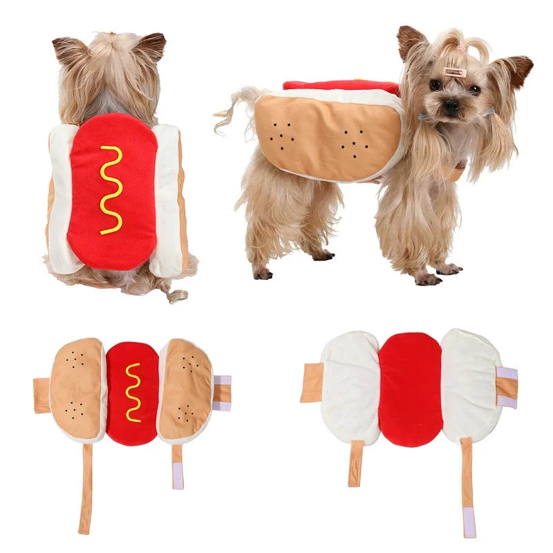 Hot Dog Pet Costume for Halloween