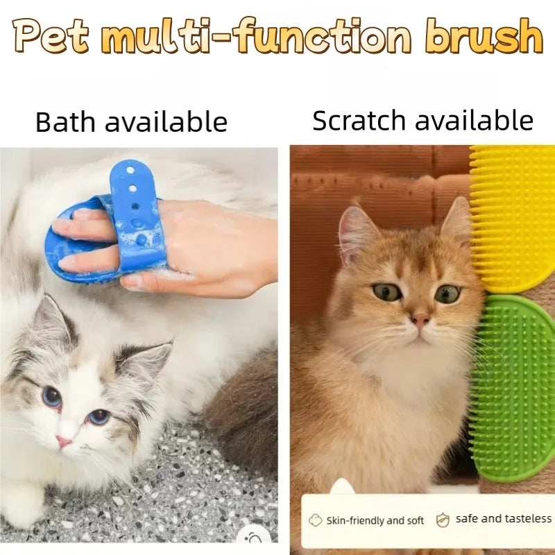 Silicone Pet Bath Massage Brush